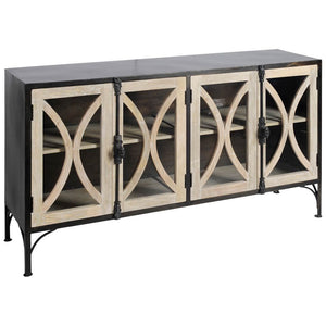 Mercana Constance Sideboard Brown Metal | Brown Wood