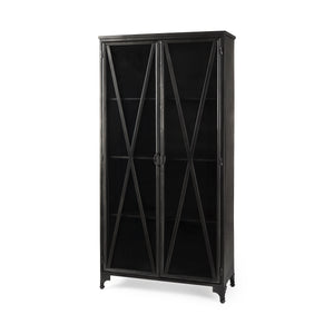 Mercana Poppy Cabinet Black Metal