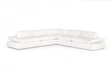 VIG Furniture Divani Casa Kelly - Modern White Fabric Sectional Sofa VGKKKF.2612-WHT-SECT VGKKKF.2612-WHT-SECT