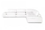 VIG Furniture Divani Casa Kelly - Modern White Fabric Sectional Sofa VGKKKF.2612-WHT-SECT VGKKKF.2612-WHT-SECT