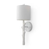 Mercana Sabinal Wall Sconce White Resin | White Shade