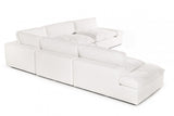 VIG Furniture Divani Casa Kelly - Modern White Fabric Sectional Sofa VGKKKF.2612-WHT-SECT VGKKKF.2612-WHT-SECT