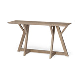Mercana Jennings Console Table Brown Wood