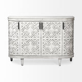 Mercana Moseley Accent Cabinet Gray Wood | 47L