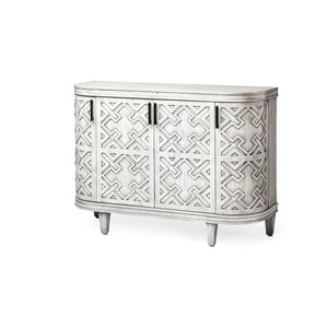 Mercana Moseley Accent Cabinet Gray Wood | 47L