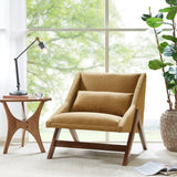 Boomerang Industrial Accent Chair