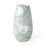 Mercana Volta Vase Gray/Cream Glass | 12H