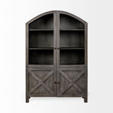 Mercana Barrett Cabinet Gray Wood