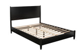 Alpine Furniture Flynn Queen Platform Bed, Black 766BLK-01Q Black Mahogany Solids & Okoume Veneer 63.5 x 86 x 47