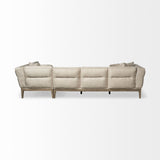 Mercana Denali Sofa Beige Fabric | Right Chaise