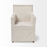 Mercana Elbert Dining Chair Cream Fabric ((Side Chair)