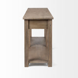 Mercana Harrelson Console Table Brown Wood