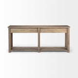 Mercana Harrelson Console Table Brown Wood