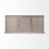 Mercana Braxton Sideboard Light Brown Wood | Black Metal