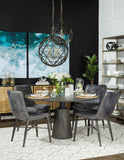 Mercana Maxwell Dining Table Dark Brown Wood