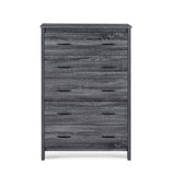 Noble House Olimont Contemporary 5 Drawer Chest, Sonoma Gray Oak
