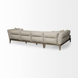 Mercana Denali Sofa Beige Fabric | Left Chaise