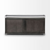 Mercana Vidro Sideboard Gray Wood | Glass