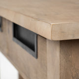 Mercana Harrelson Console Table Brown Wood