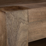 Mercana Emeril Kitchen Island Brown Wood