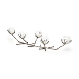 Mercana Vine Candle Holder Silver Metal