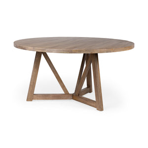 Mercana Legolas Dining Table Brown Wood | Round