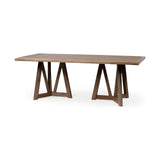 Mercana Legolas Dining Table Brown Wood | Rectangle