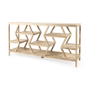 Mercana Dayton Console Table Natural Wood