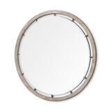 Mercana Sonance Wall Mirror Brown Wood | 54"