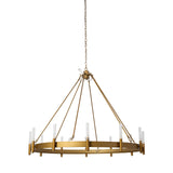 Mercana Decamp Chandelier Gold Metal