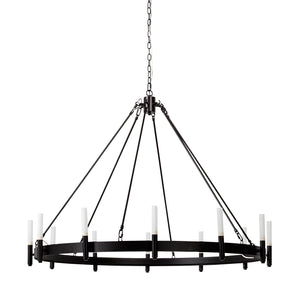 Mercana Decamp Chandelier Black Metal