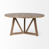 Mercana Legolas Dining Table Brown Wood | Round