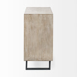 Mercana Giselle Accent Cabinet Light Brown Wood