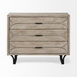 Mercana Giselle Accent Cabinet Light Brown Wood