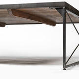 Mercana Trestman Coffee Table Brown Wood | Black Metal