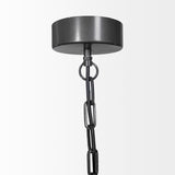 Mercana Liam Chandelier Black Wood