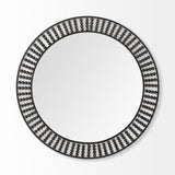 Mercana Claiborne Wall Mirror Black Metal | 42"