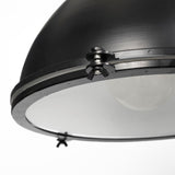 Mercana Bashaw Pendant Light Black Metal