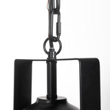 Mercana Bashaw Pendant Light Black Metal