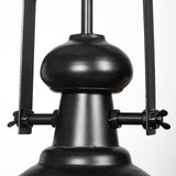 Mercana Bashaw Pendant Light Black Metal