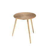 Mercana Reva Accent Table Gold Aluminum | 16W