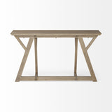 Mercana Jennings Console Table Brown Wood
