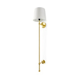 Mercana Chester Wall Sconce Gold Metal | Cream Shade