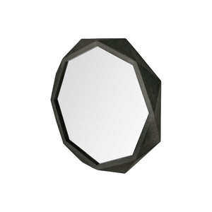 Mercana Aramis Wall Mirror Black Wood | 32"