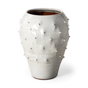 Mercana Julian Vase White Ceramic | 14H