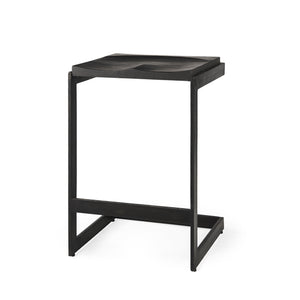 Mercana Kiran Bar/Counter Stool Black Wood | Black Metal | Counter