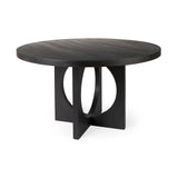 Mercana Liesl Dining Table Black Wood