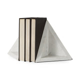 Mercana Sophia Book End White Marble | Triangle