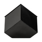 Mercana Ralph Table Clock Black Metal | Cube