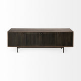 Mercana Grace Media Console Brown Wood